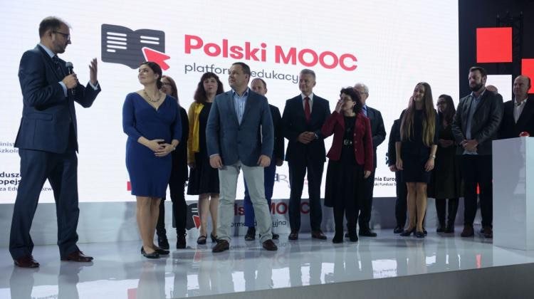Zespół projektu Polski MOOC na scenie konferencji