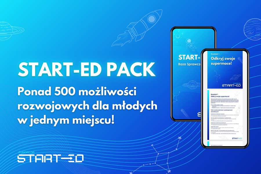 Start-ED Pack – ponad 500 możliwości rozwojowych dla młodych